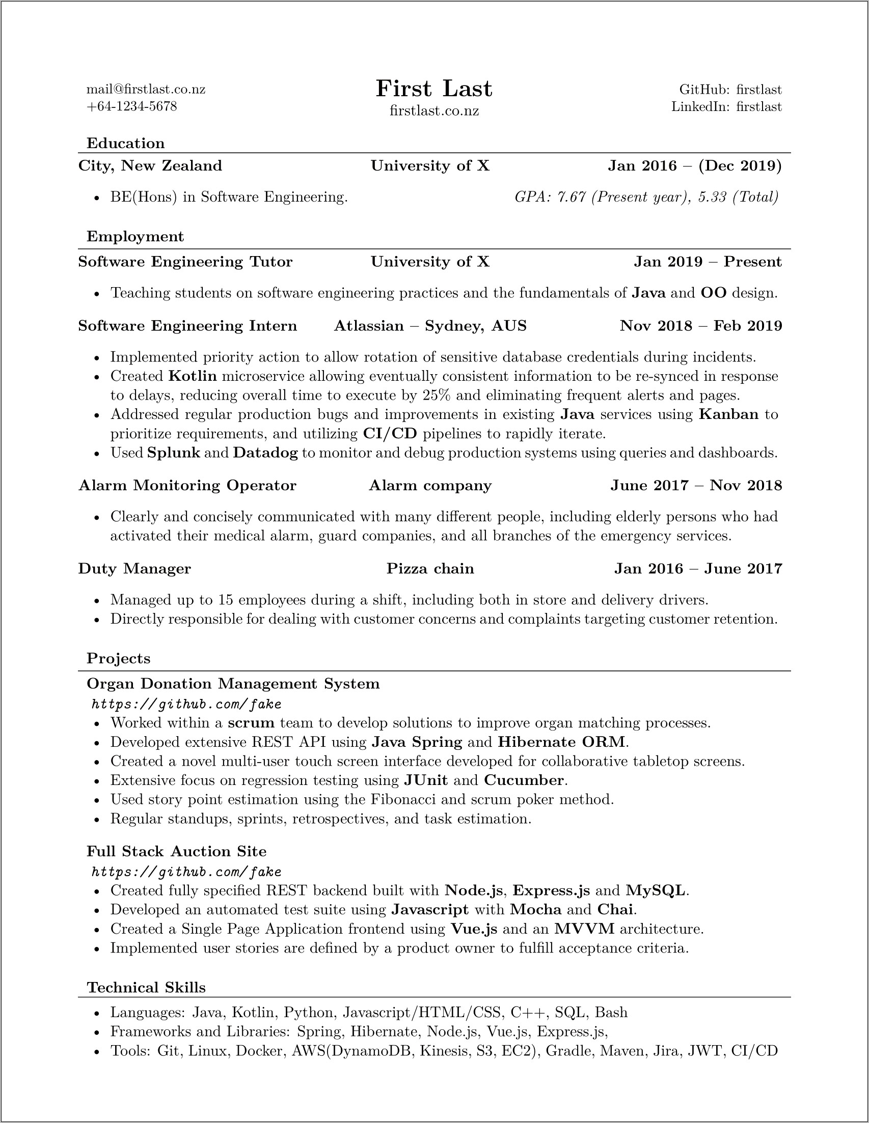 Best Resumes For Technical Jobs