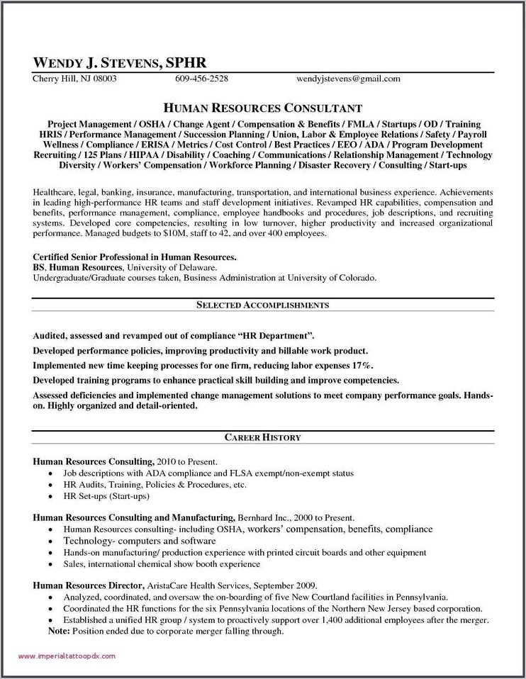 Best Senior Technical Manager Resume