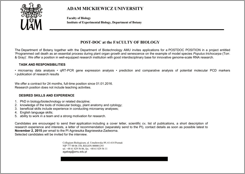 Best Skills For Biotechnology Resume