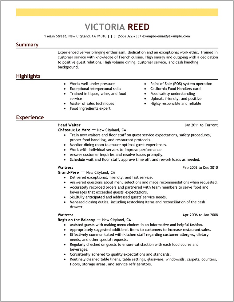 Best Skills For Business Resume