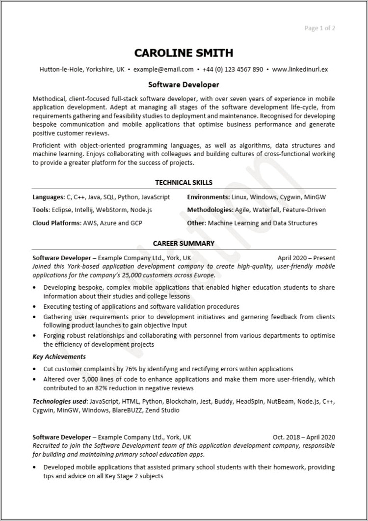 Best Software To Write Resume