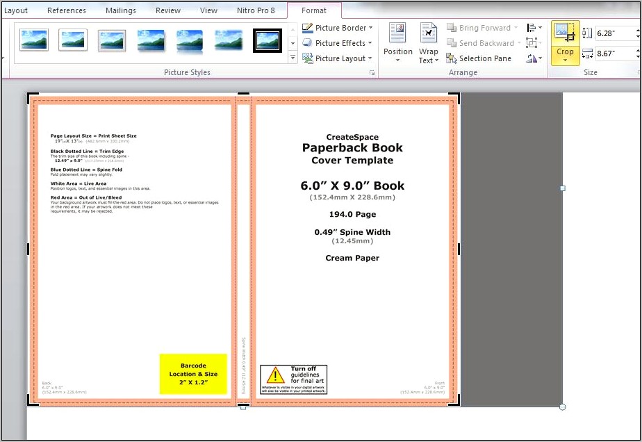 Binder Spine Template For Word 2007 Download