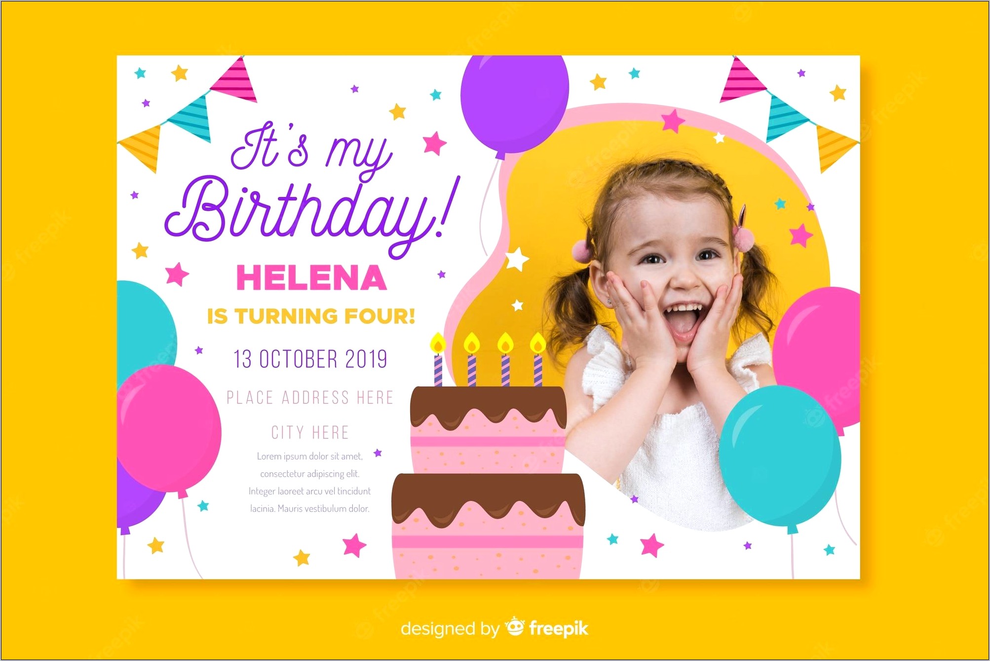 Birthday Invitations Photoshop Templates Cars Downlad