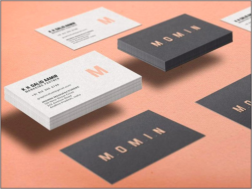 Blank Business Card Template Psd Download