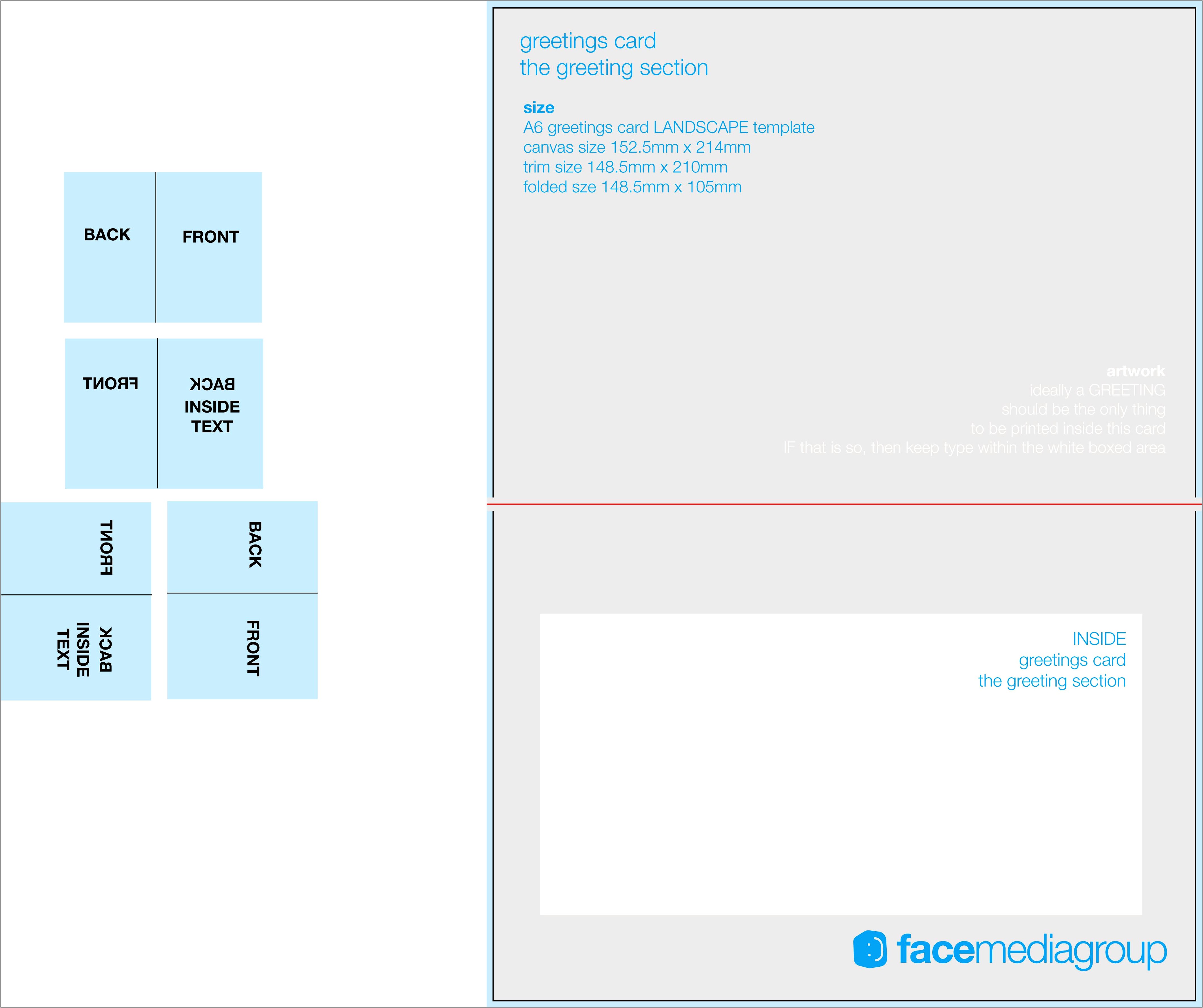 Blank Greeting Card Template To Download