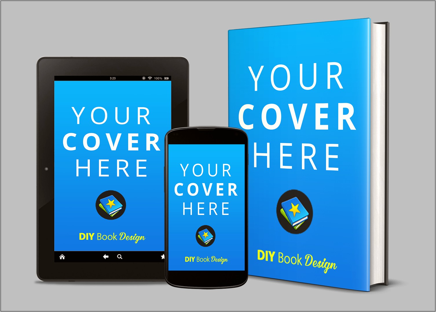 Book Cover Design Template Photoshop Download