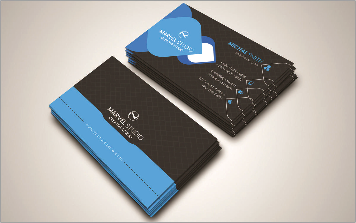 Business Card Moo Illustrator Template Download