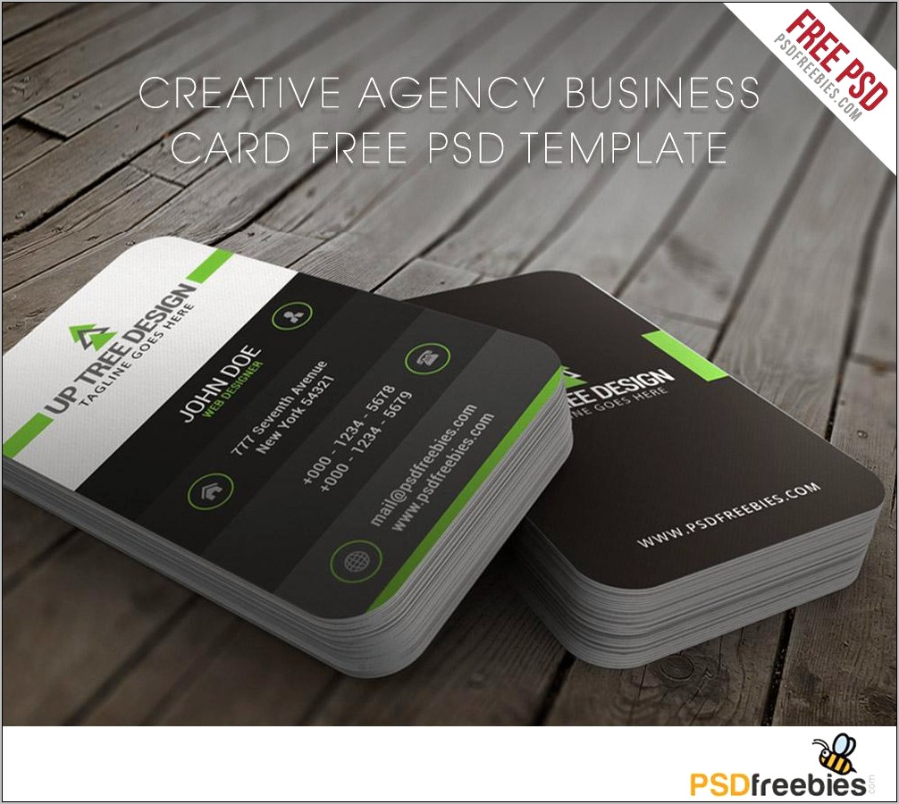 Business Card Printer Template Psd Download