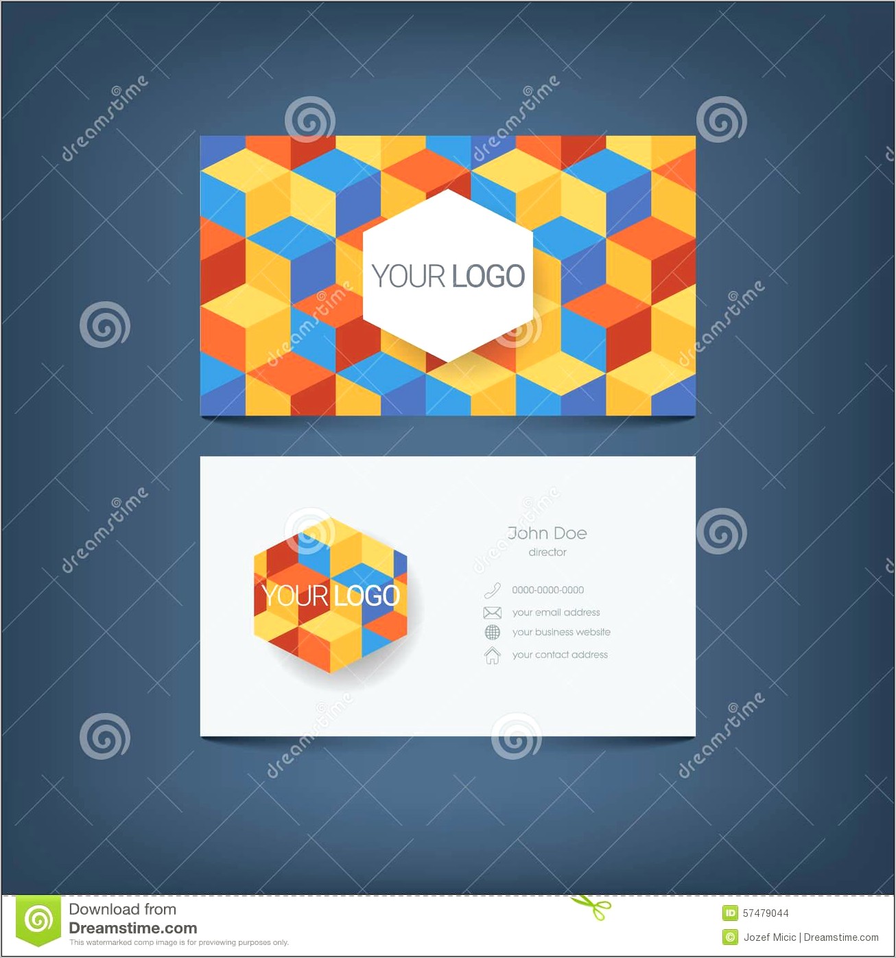 Business Card Template In Word Download