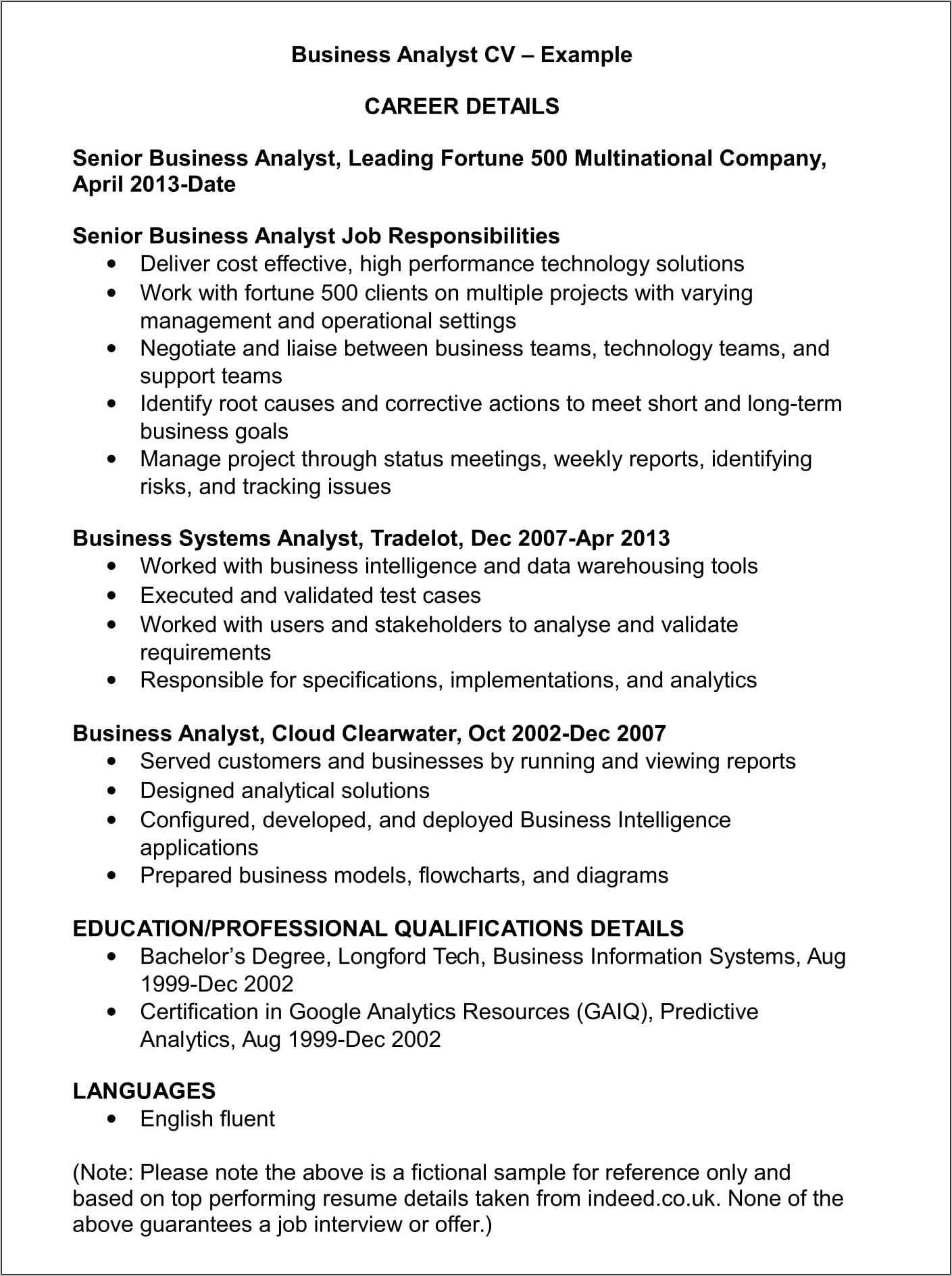 Business Systems Analyst Manager Resume