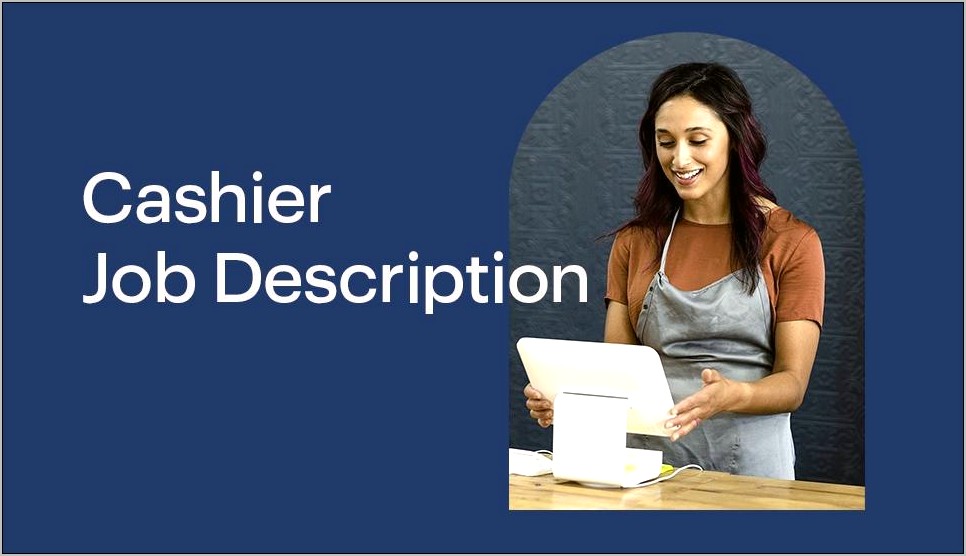 Cashier Job Description Resume Sample