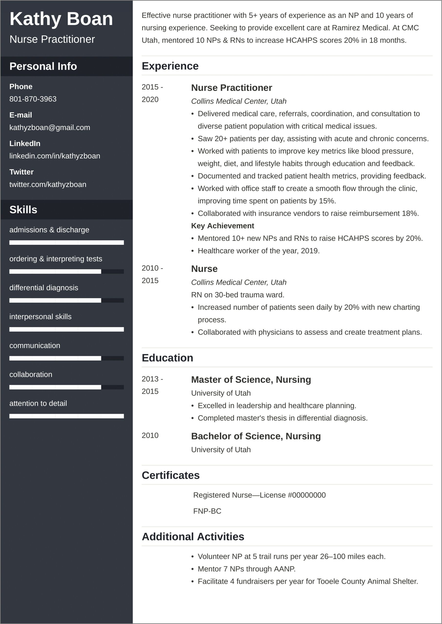 Changing Jobs As Adult Resume