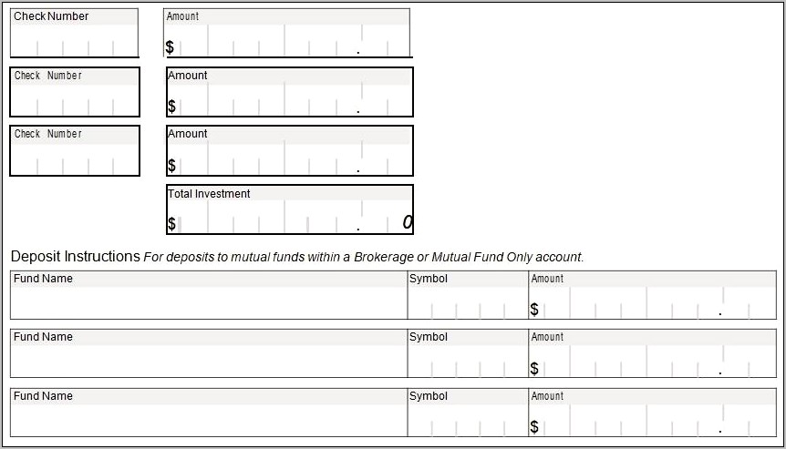 Checking Deposit Slip Template For Quickbooks Download