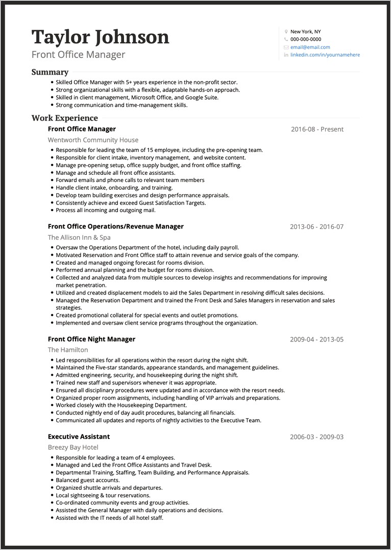 Checking Management Score On Resume