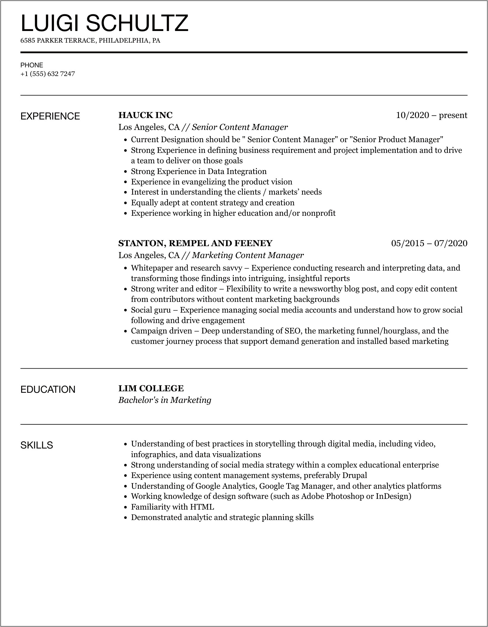 Cheeky Scientist Resume Sample Pdf