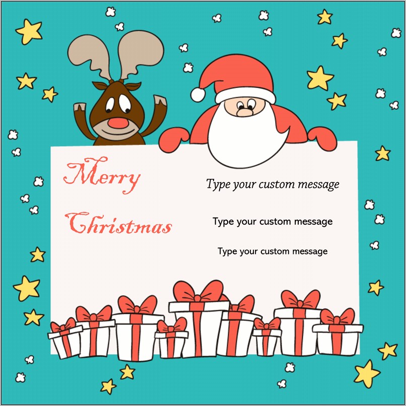 Christmas Card Templates For Word Download