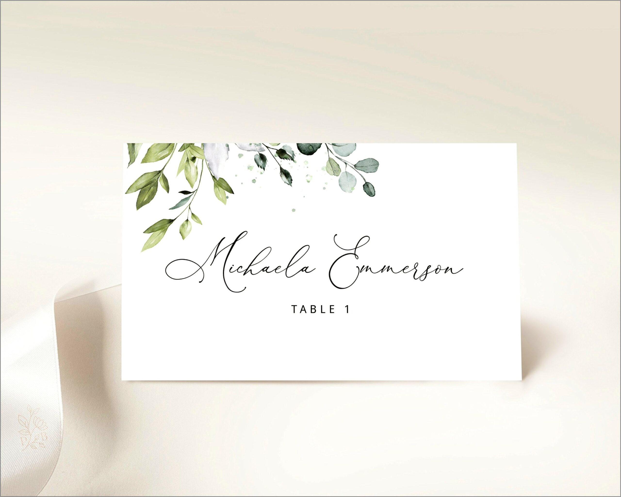 Christmas Place Cards Template Word Download