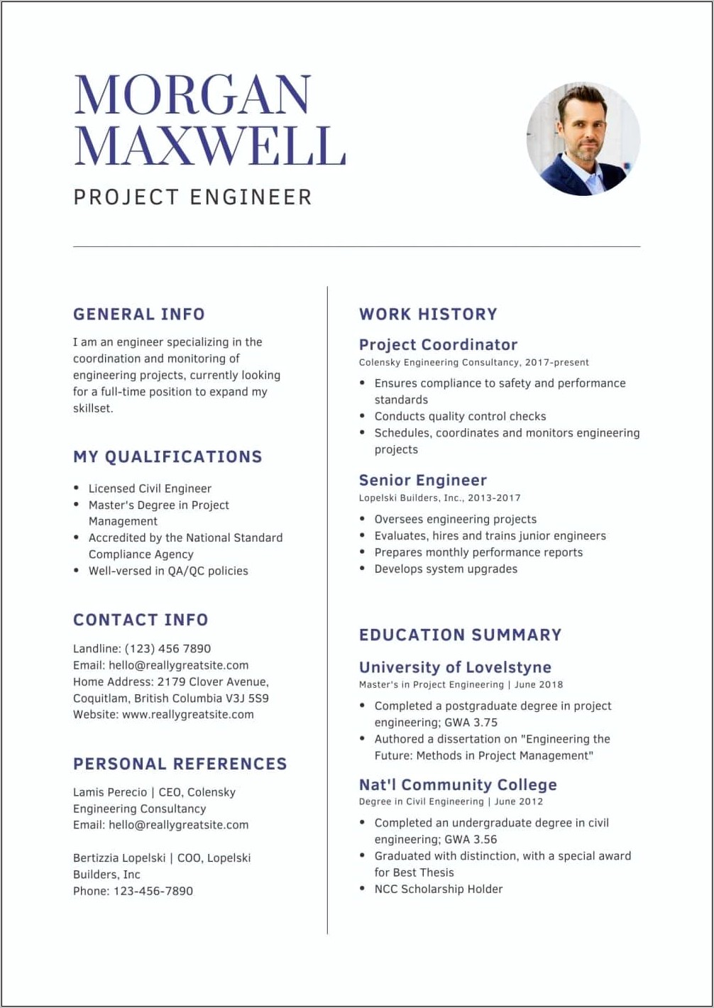 Civil Engineer Jobs Descriptions Resume