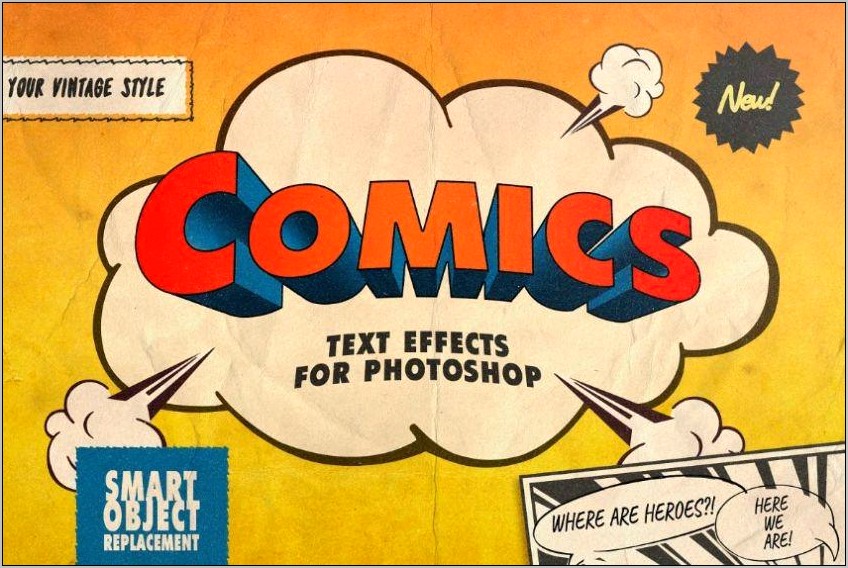 Comic Book After Effects Template Download