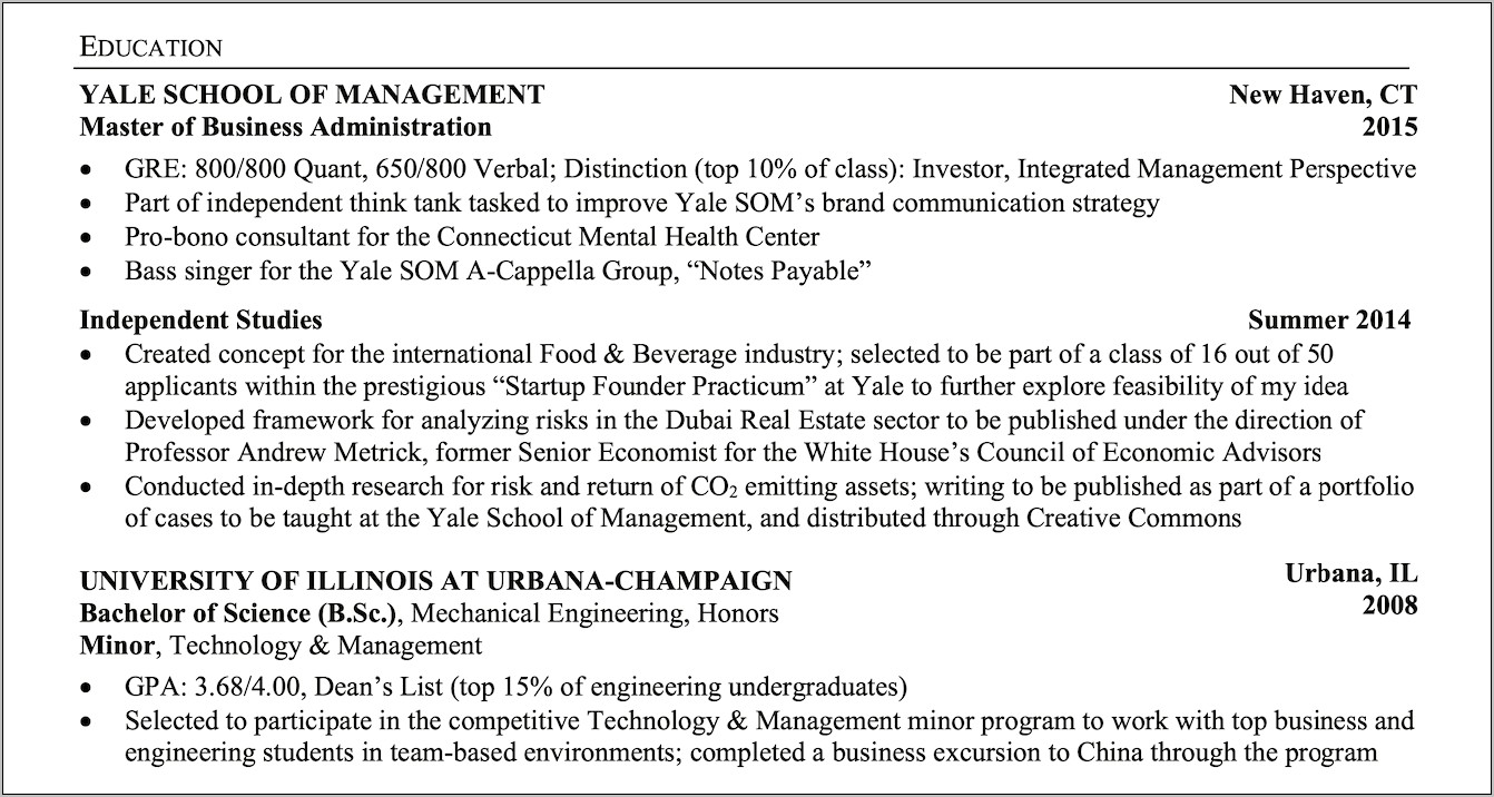 Complete Resumes Examples For Dummies