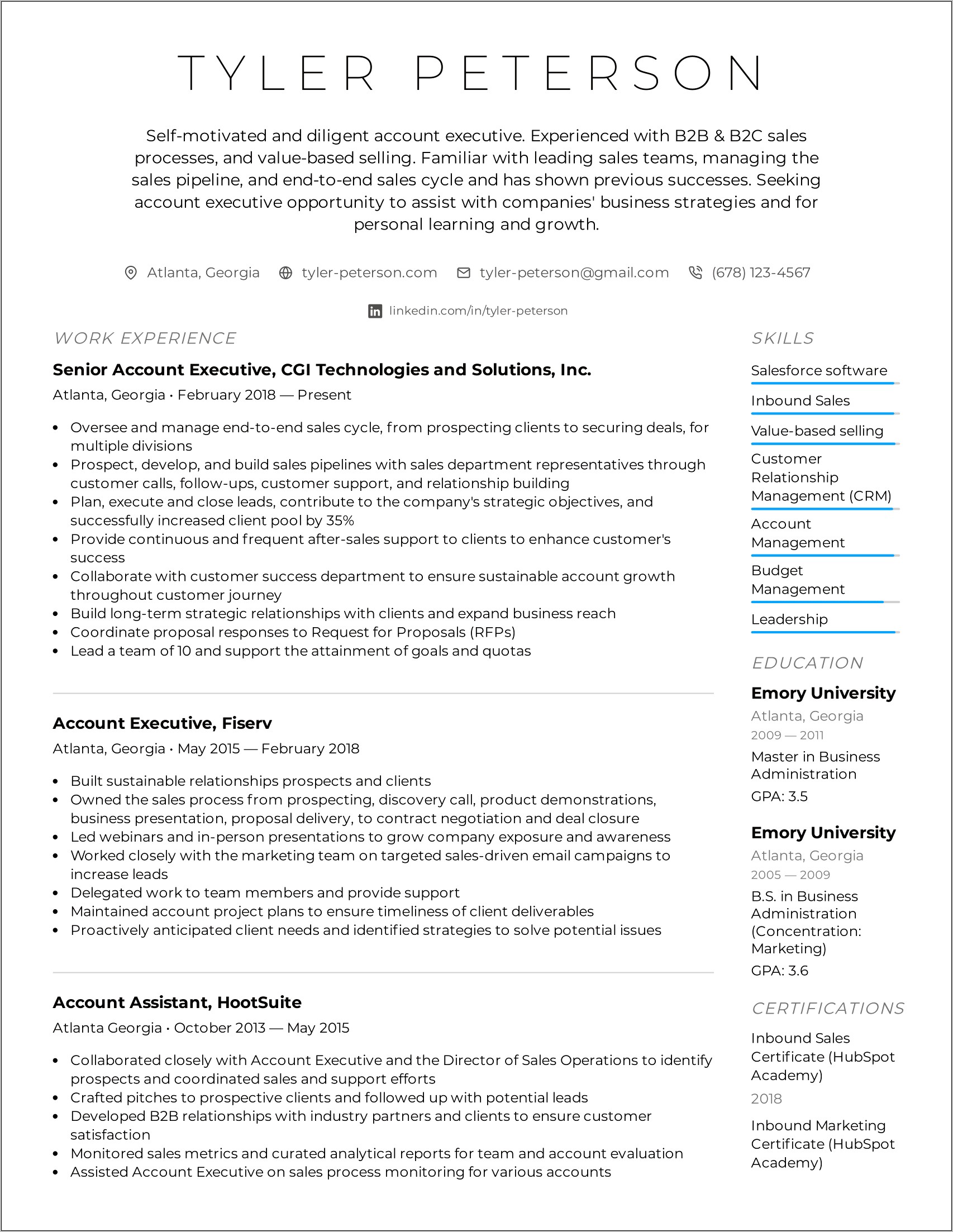 Computer Application Skills Resume Format