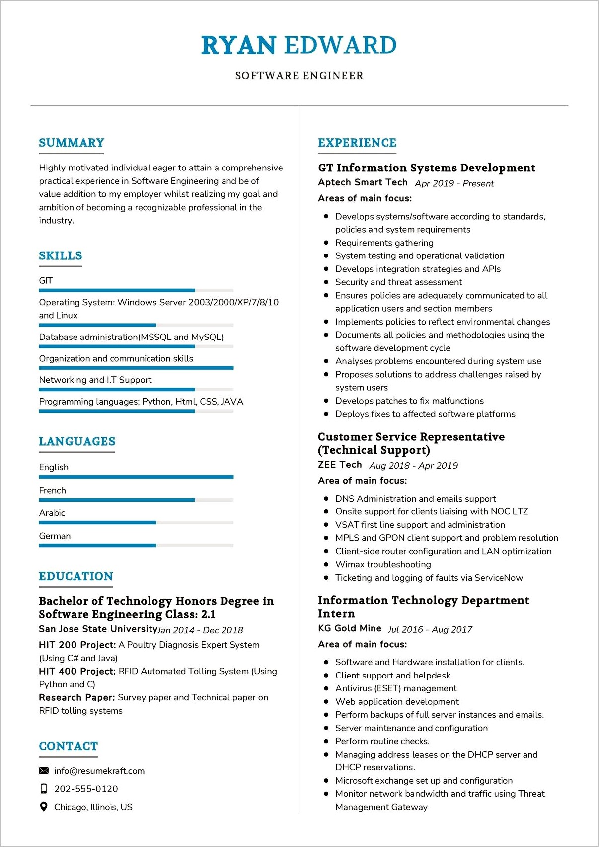 Computer System Validation Resume Sample