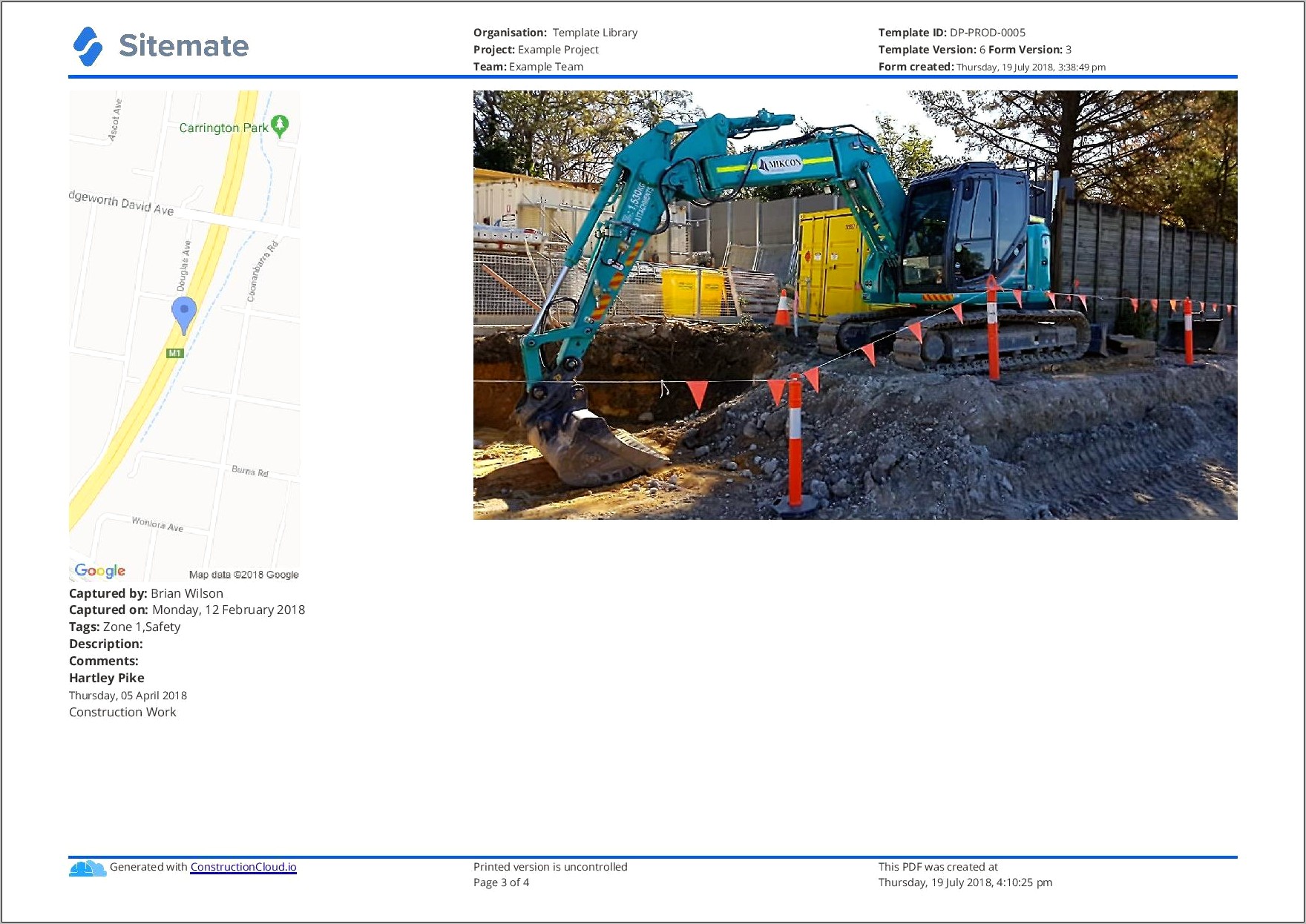 Construction Projec Progress T Excel Template Download