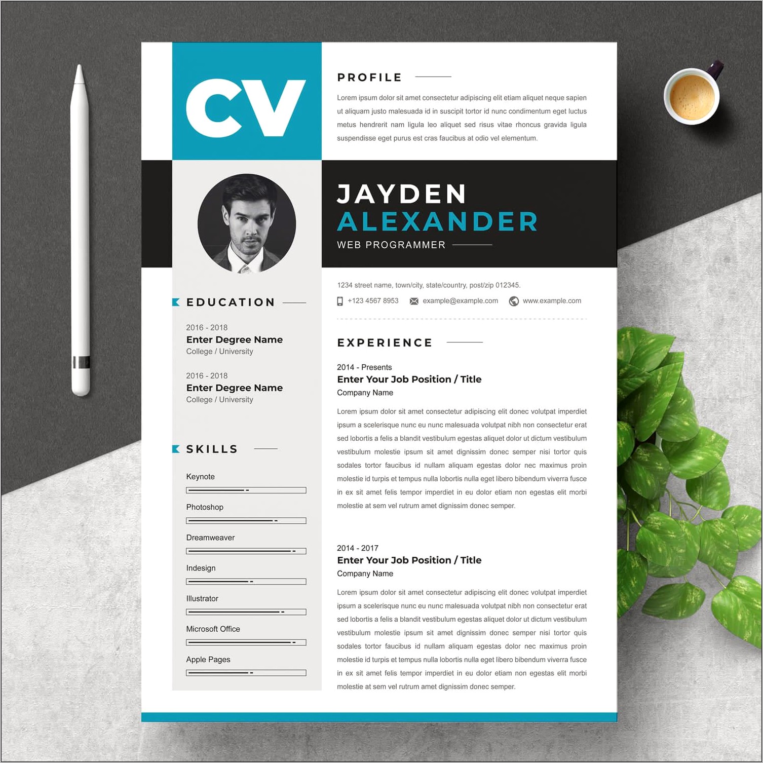 Cool Resume Design Templates Free