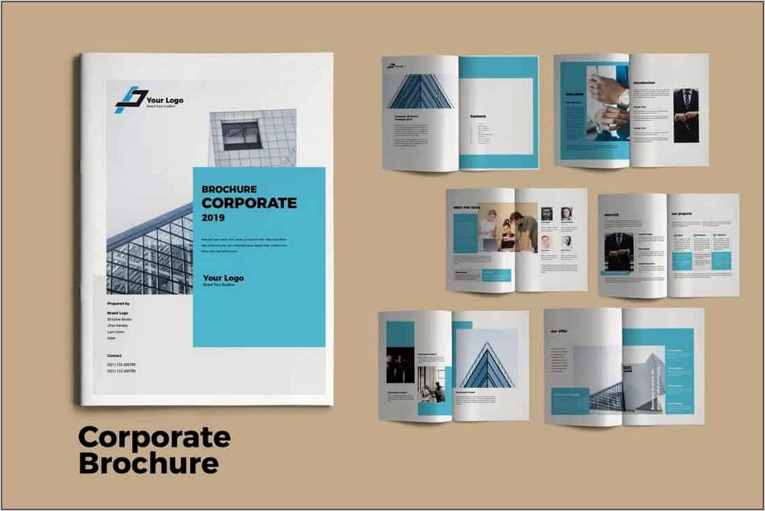 Corporate Brochure Design Templates Download Full