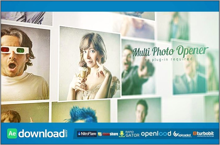 Corporate Brochure Photo Slide Opener Videohive Template Download