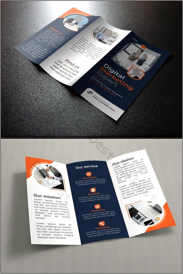 Corporate Tri Fold Brochure Template 2 Download