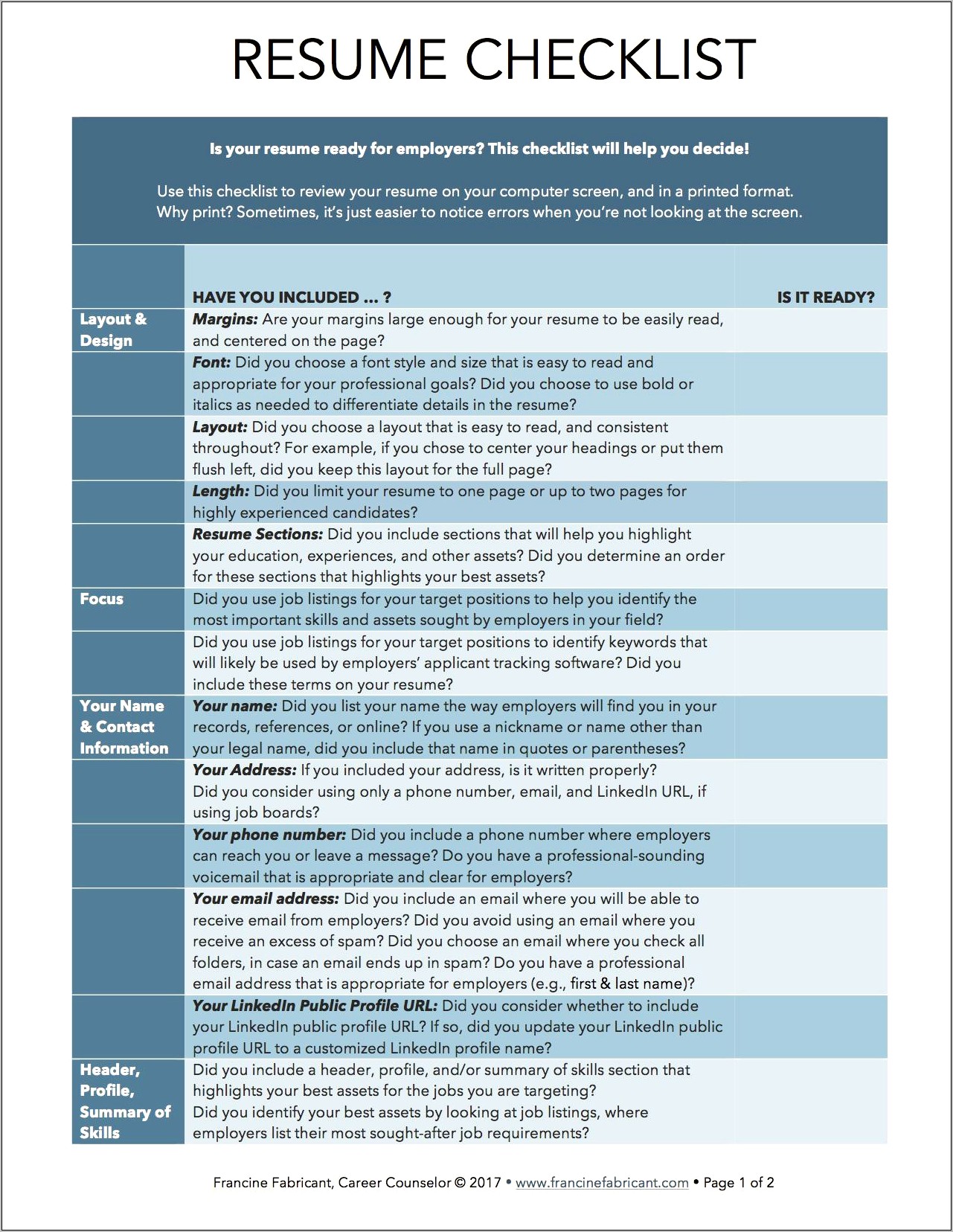 Couselor Skills List For Resume