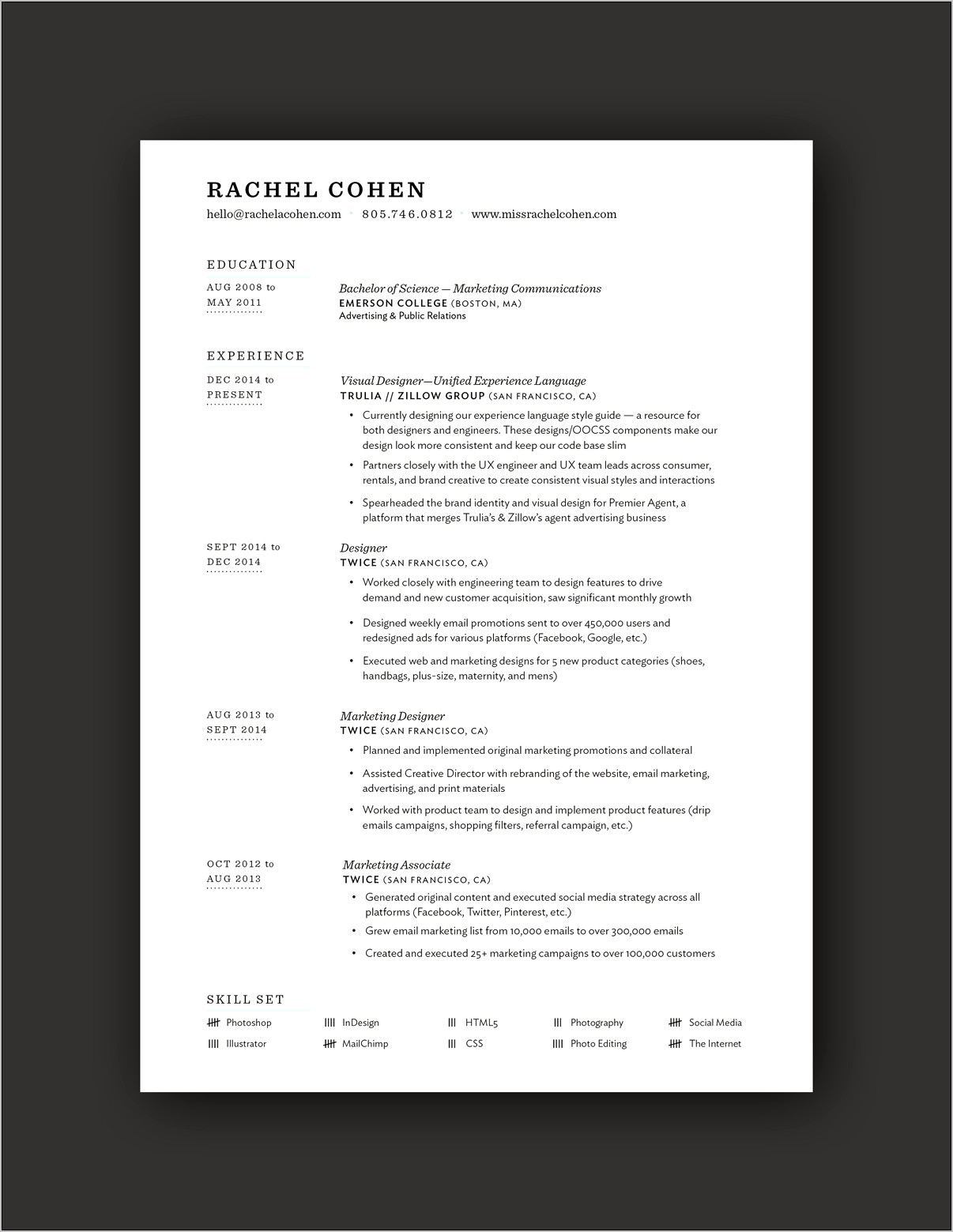 Creative Director Job Description Resume