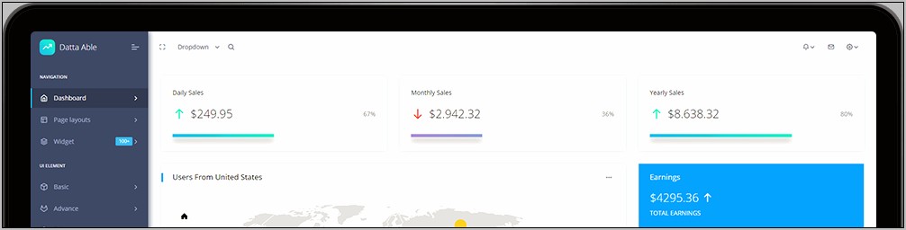 Datta Able Bootstrap Admin Template Download