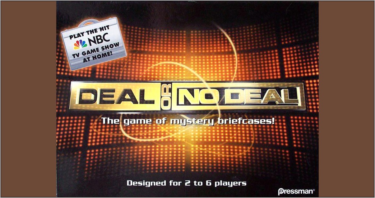 Deal Or No Deal Game Template Download