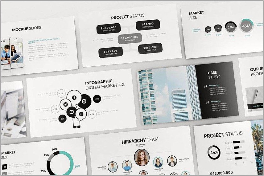 Decker Data Rich Powerpoint Business Pitch Template Download