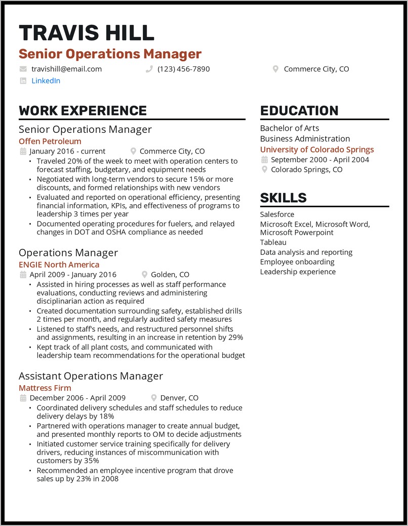 Direct Support House Manager Resume