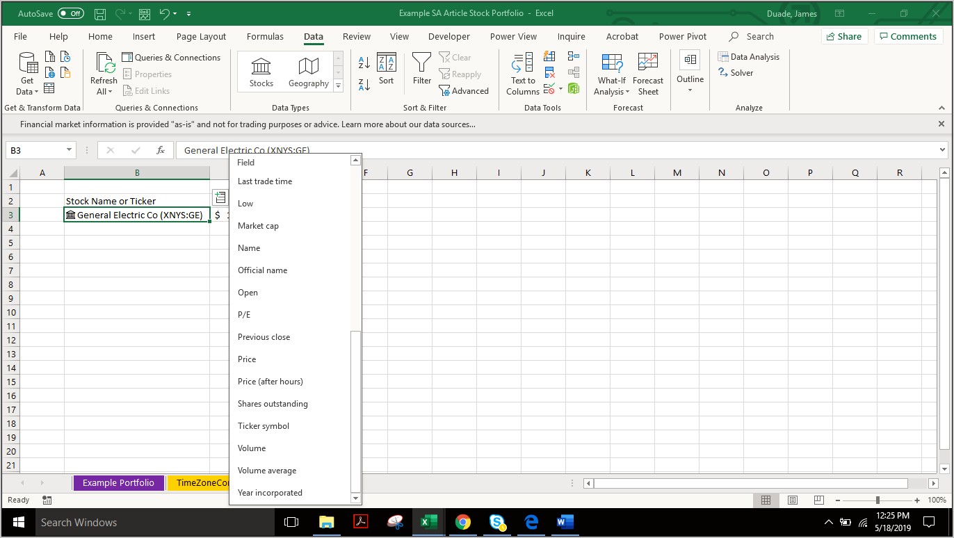 Dividend Tracker Spreadsheet Excel Template Download