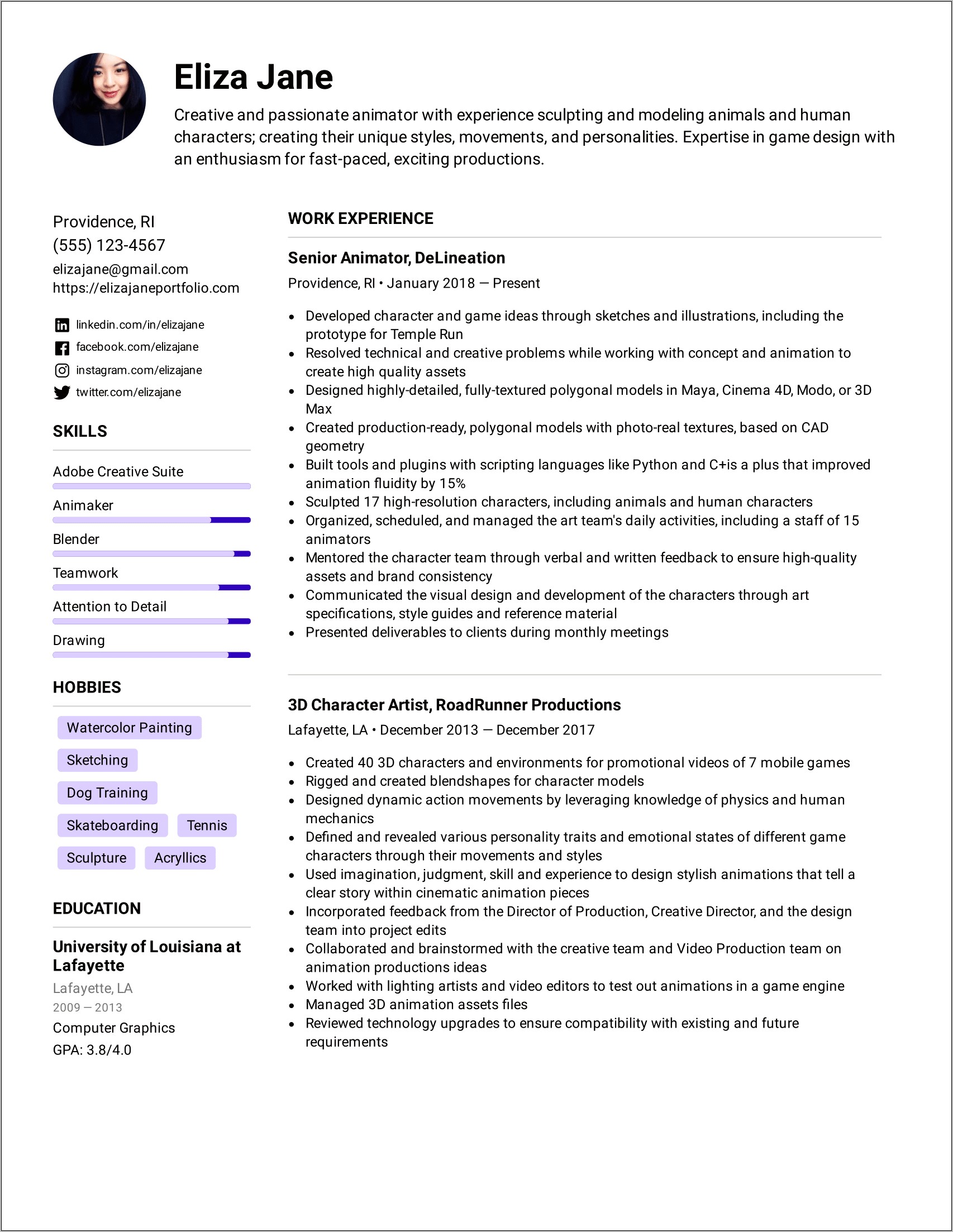 Dog Trainer Summary Resume Examples