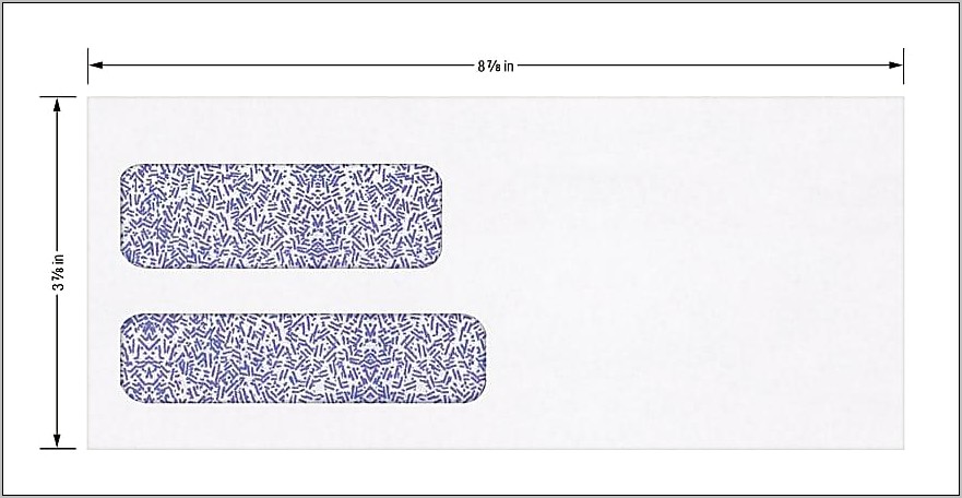 Double Window Envelope Letter Template Download