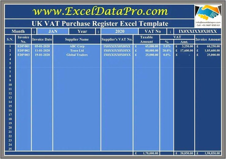 Download Accounts Payable Excel Template Exceldataproexceldatapro