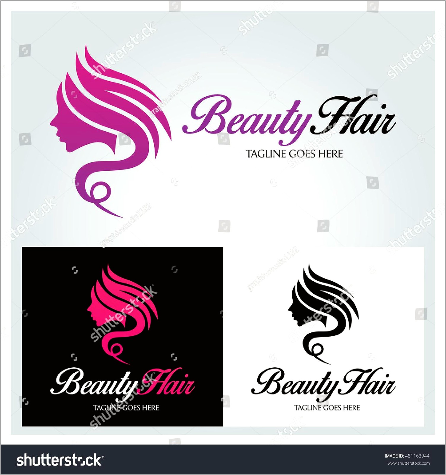 Download Adobe Illustrator Template For Hairdressing Logo