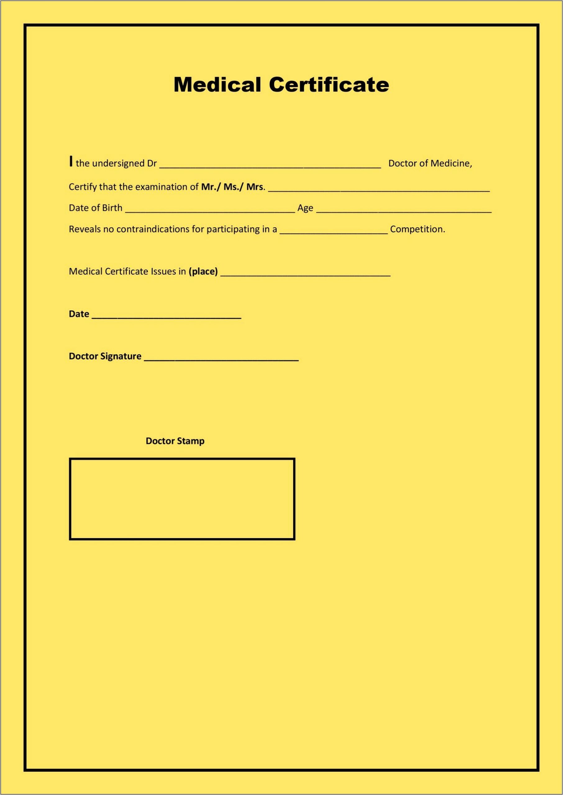 Download Birth Certificate Template Ms Word