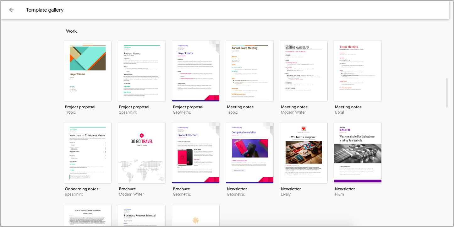 Download Brochure Templates For Google Docs