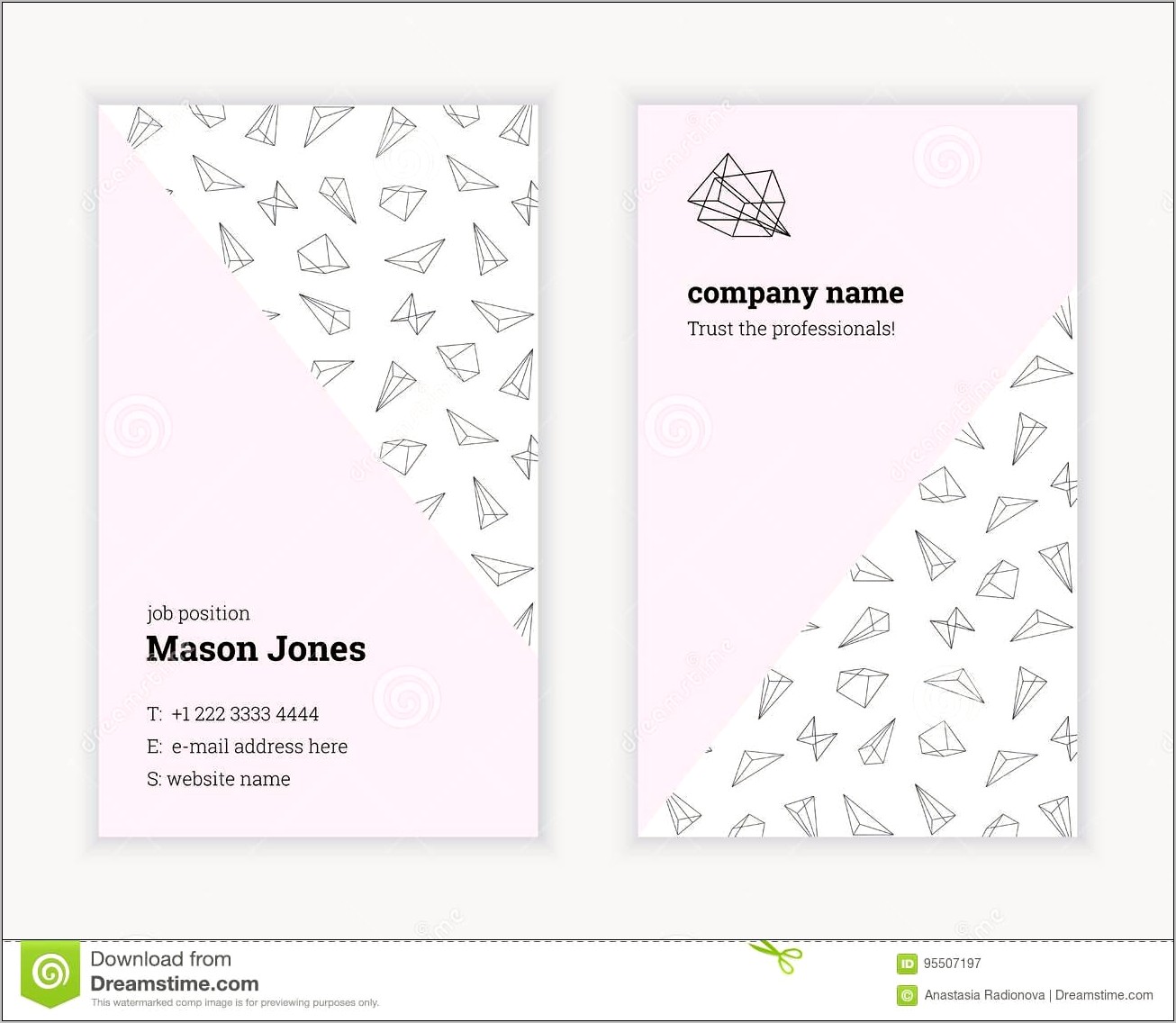 Download Business Card Template With Bleed