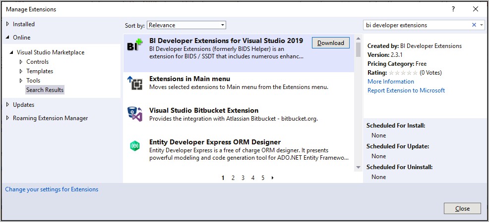 Download Business Intelligence Templates For Visual Studio 2012