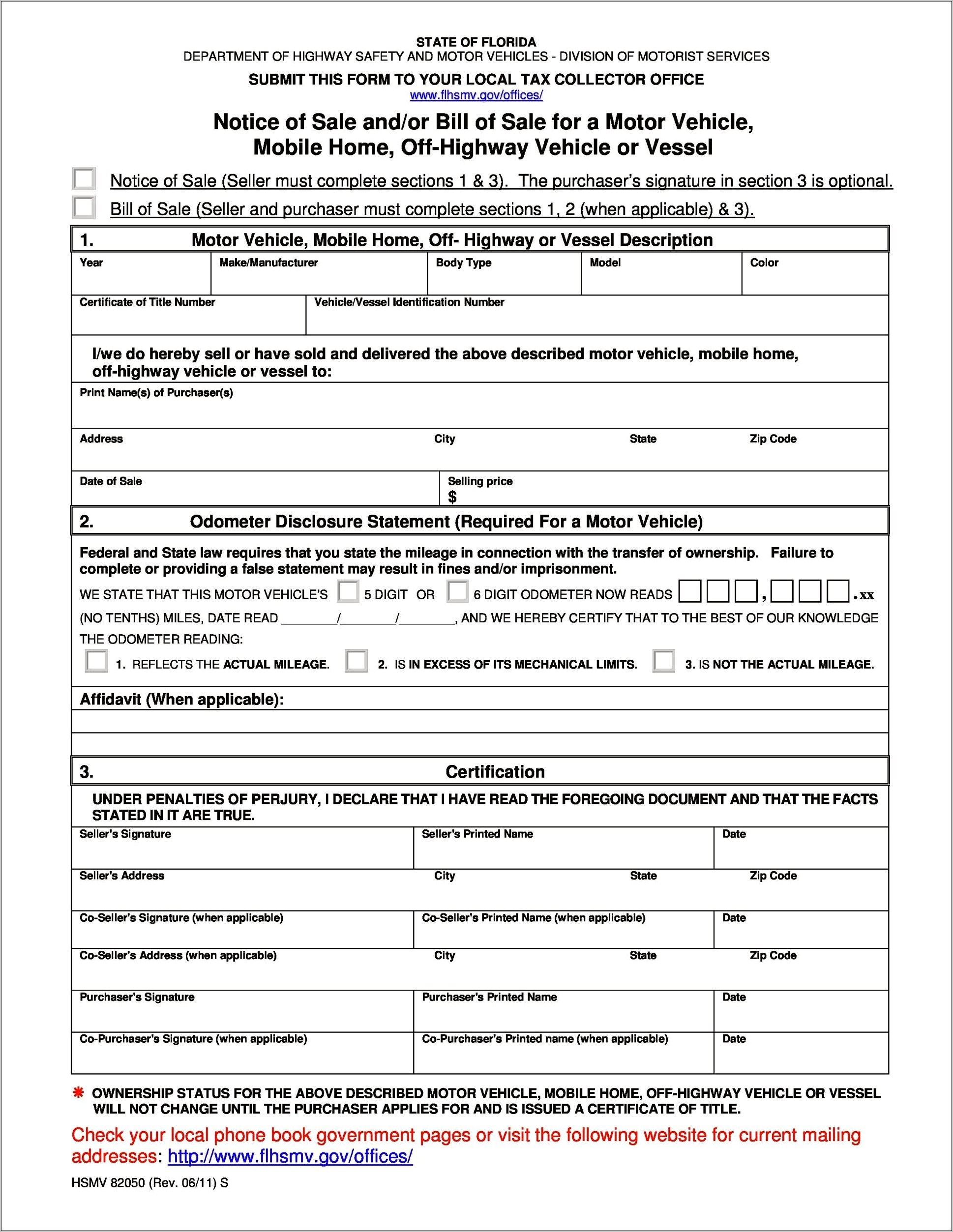 Download Car Bill Of Sale Template