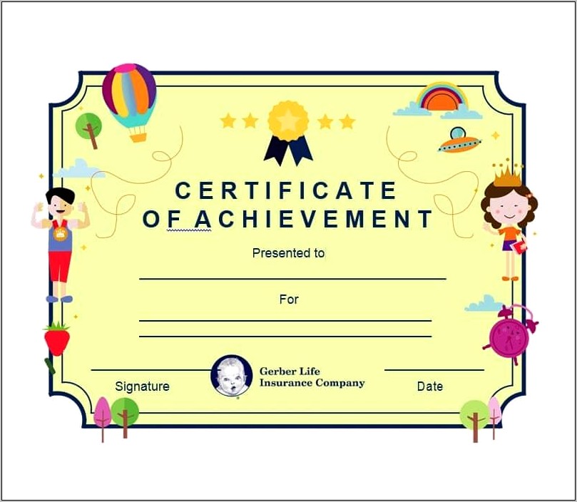 Download Certificates Of Achievement Students Template