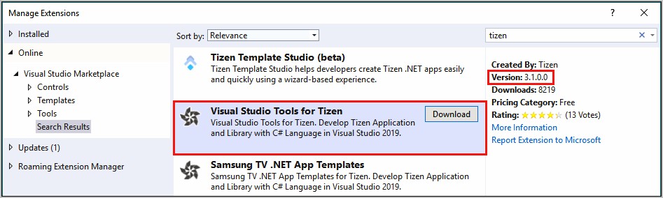 Download Console Template Visual Studio 2017