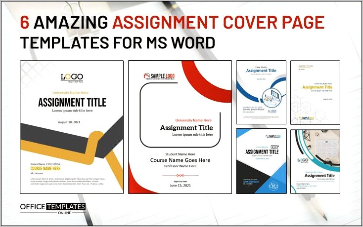 Download Cover Page Templates For Microsoft Word 2007